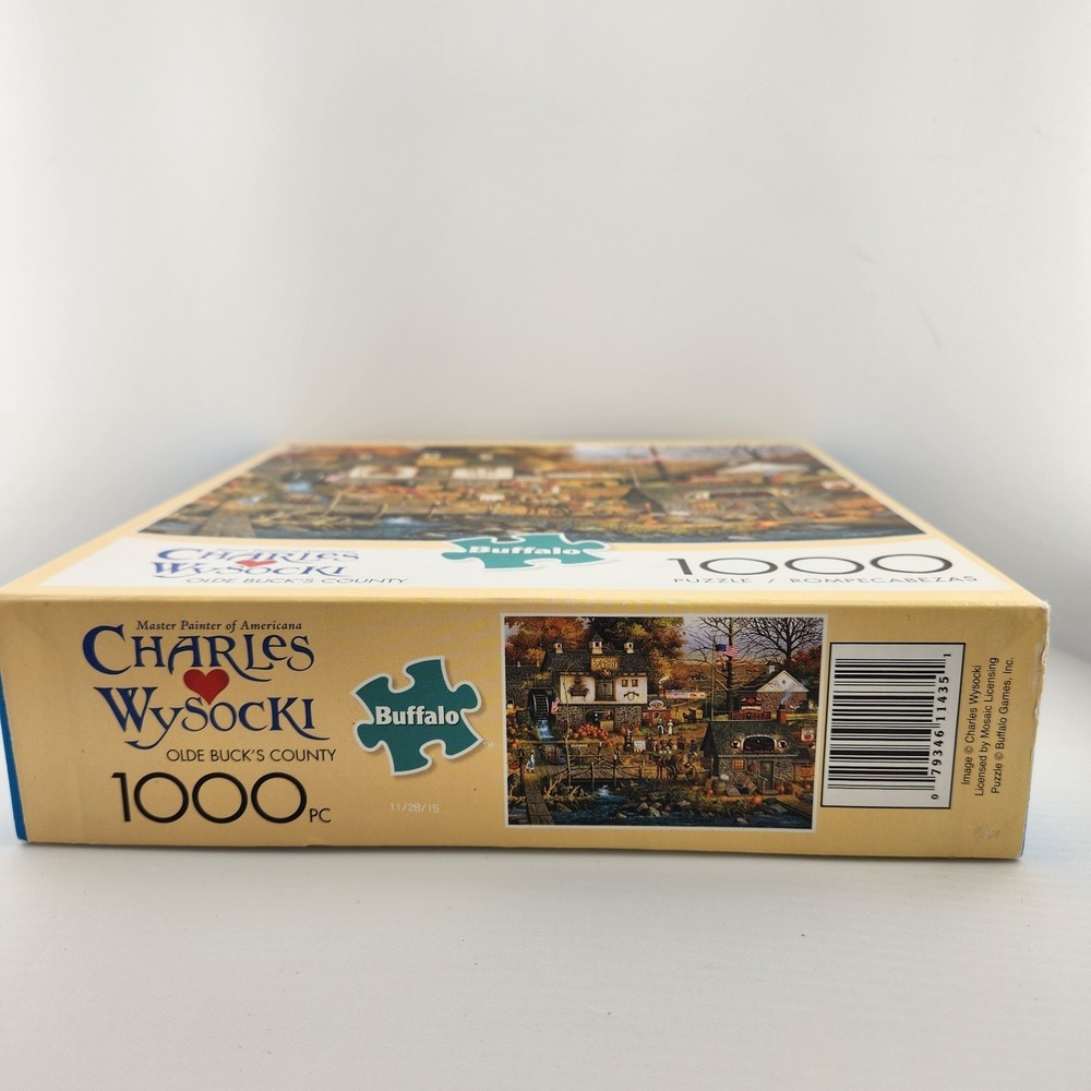 New Sealed Buffalo "Olde Buck's Country" Charles Wysocki‎ 1000 pc Puzzle - Picture 2 of 4